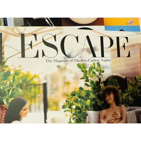 Ritz-Carlton Naples Florida Escape Magazine 2024 NEW Rare Ritz Naples Hotel Book - Picture 4 of 14